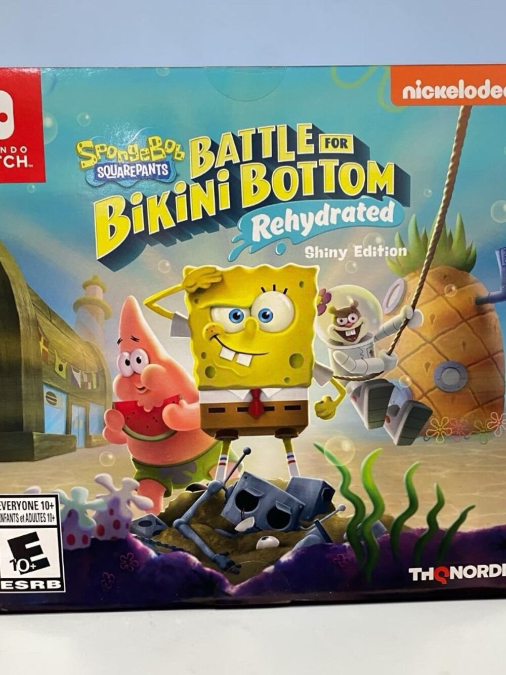 NEW Spongebob Squarepants Battle for Bikini Bottom Shiny Edition Nintendo Switch
